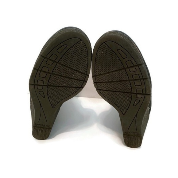 Sold Sperry Women's 7.5 Black Leather Booties - Picture 2 of 7